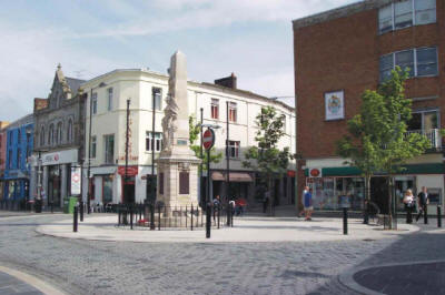 War Memorial and Surrounding Area, Bridgend