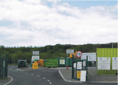 Waste Recycling at Heol Ty Gwyn, Maesteg