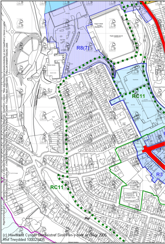 Map mewnosodedig 33 Gorllewin