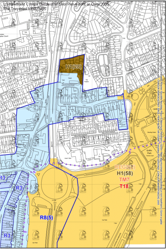 Map mewnosodedig 36 Dwyrain