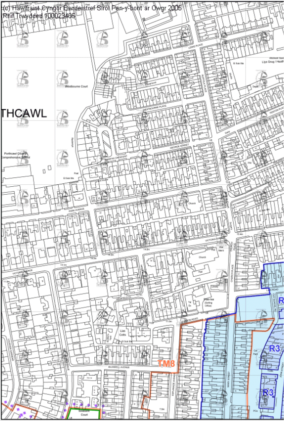 Map mewnosodedig 36 Gorllewin