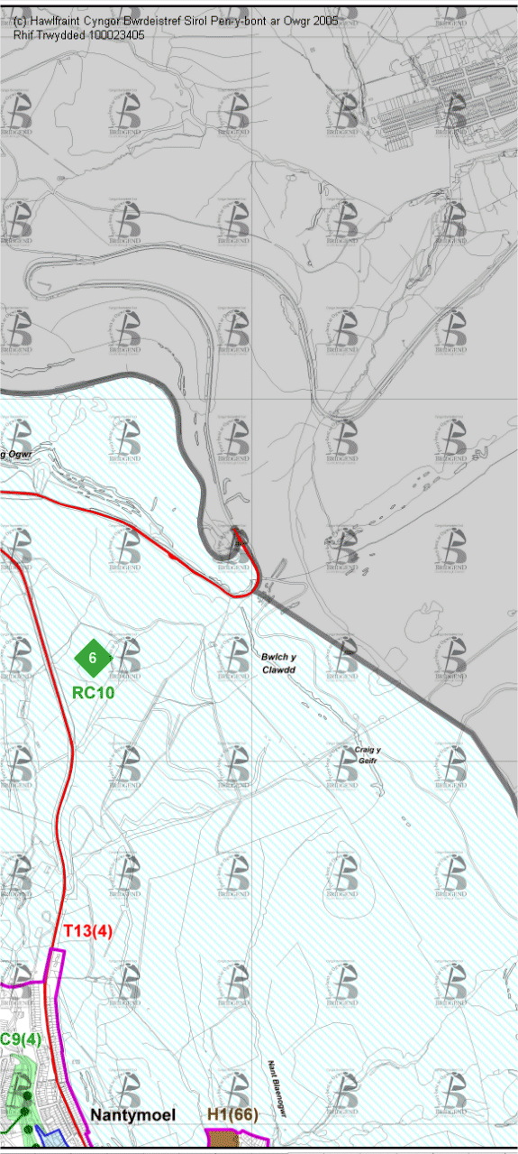 Map Cynigion 3 Canolog