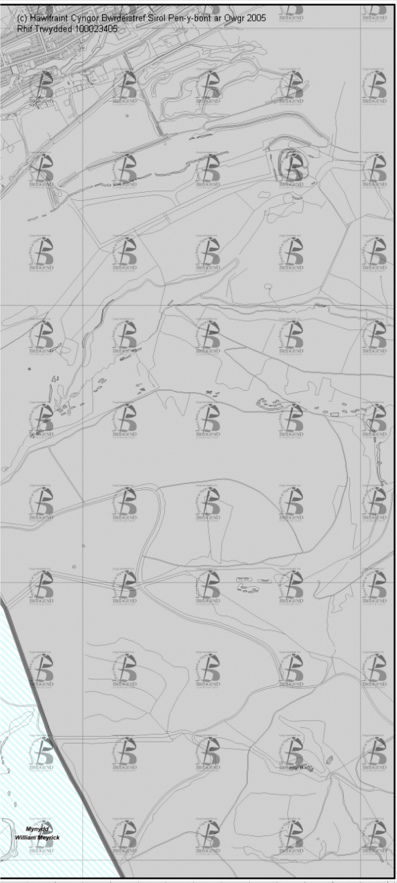Map Cynigion 3 Dwyrain
