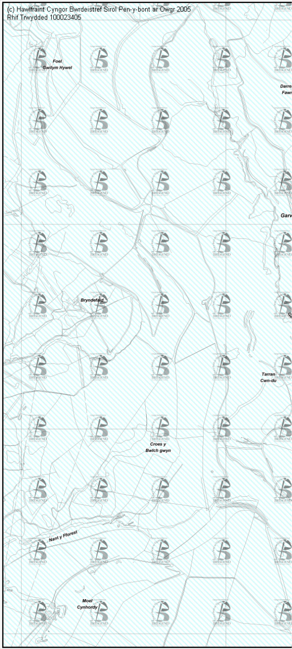 Map Cynigion 6 Gorllewin