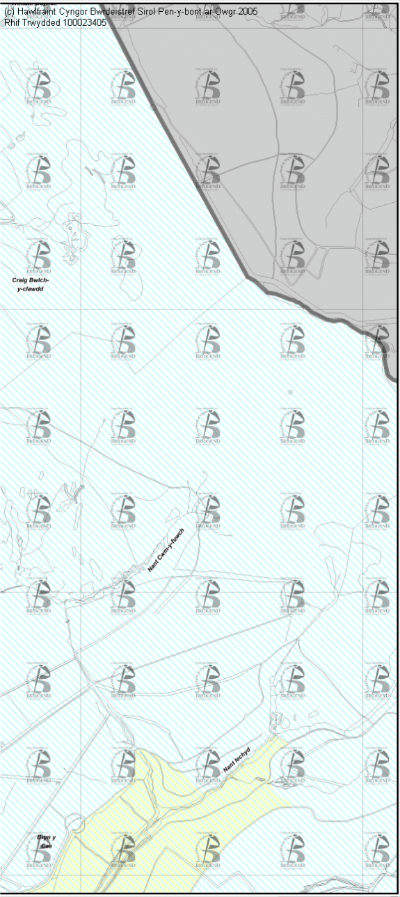 Map Cynigion 7 Dwyrain