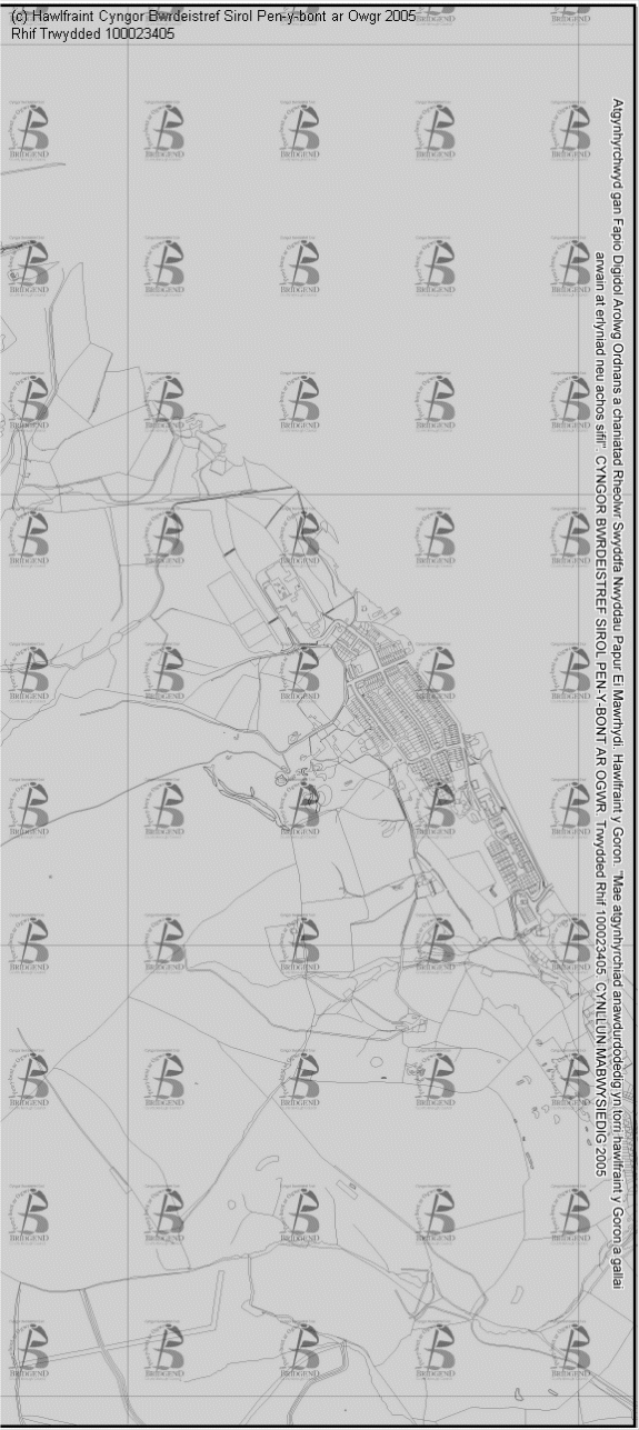 Map Cynigion 8 Dwyrain