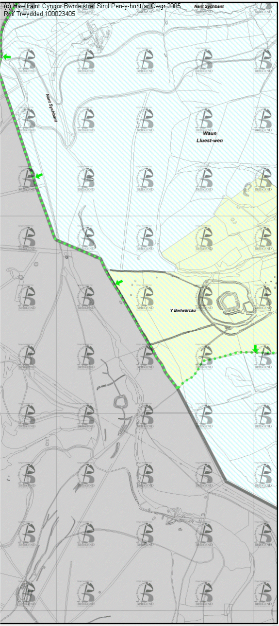 Map Cynigion 9 Dwyrain