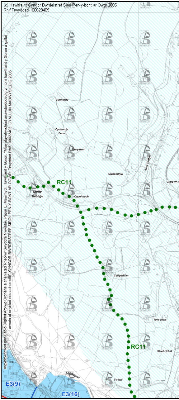 Map Cynigion 11 Gorllewin