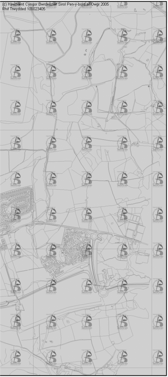 Map Cynigion 13 Dwyrain