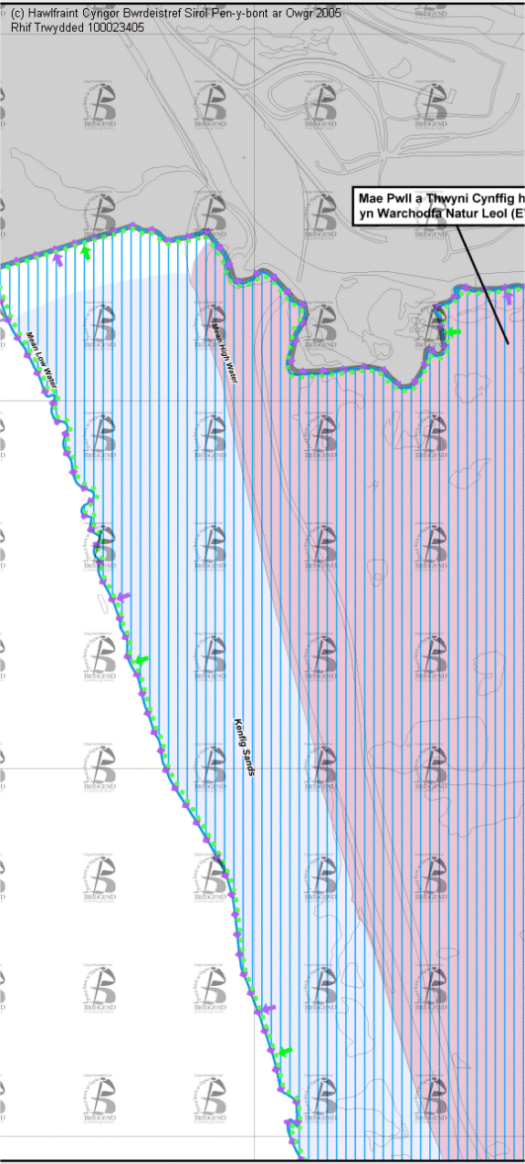 Map Cynigion 18 Canolog