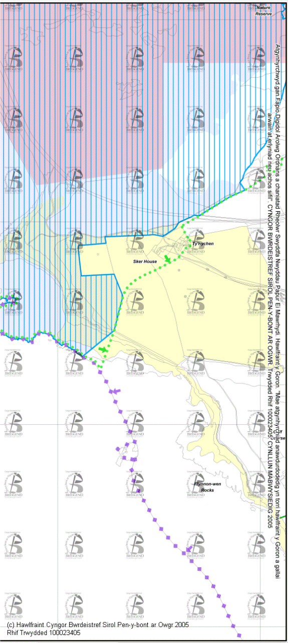 Map Cynigion 24 Dwyrain