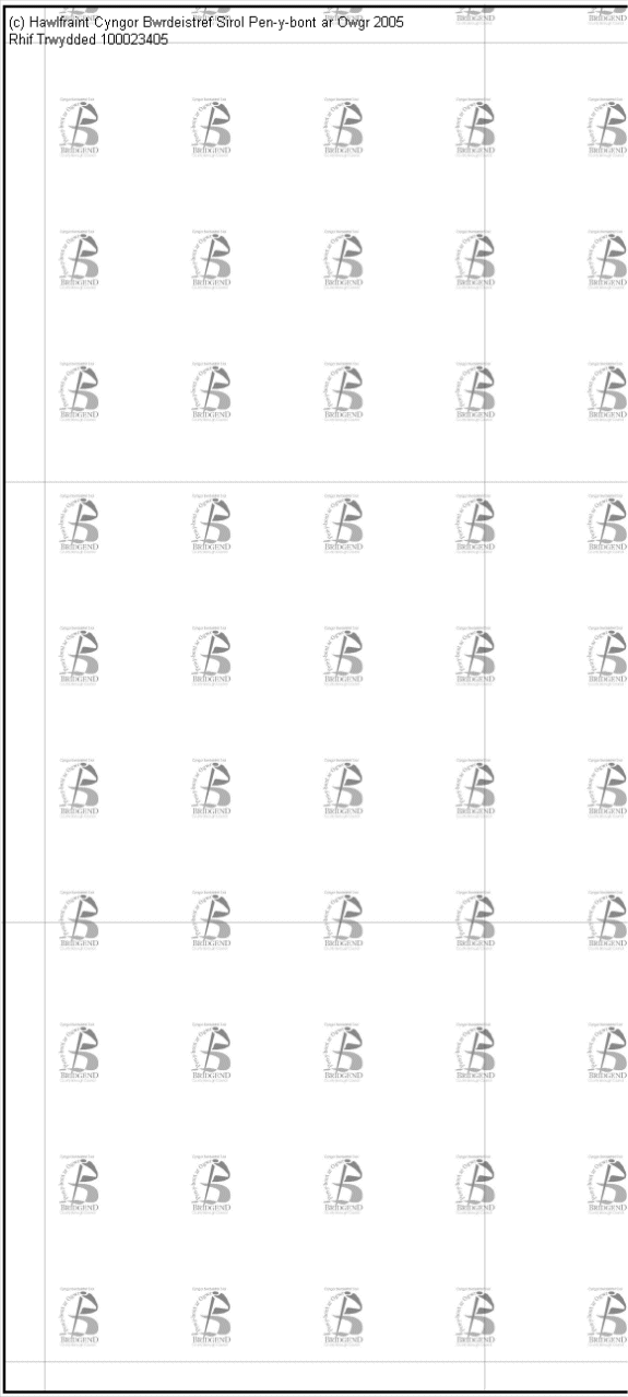 Map Cynigion 24 Gorllewin
