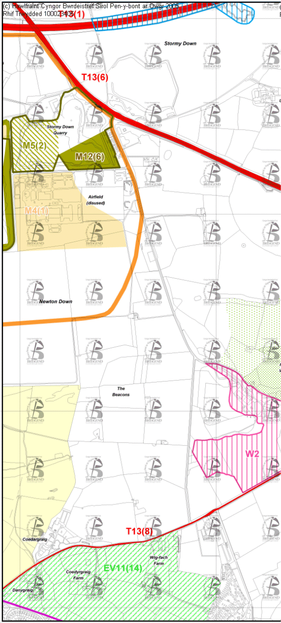 Map Cynigion 26 Gorllewin