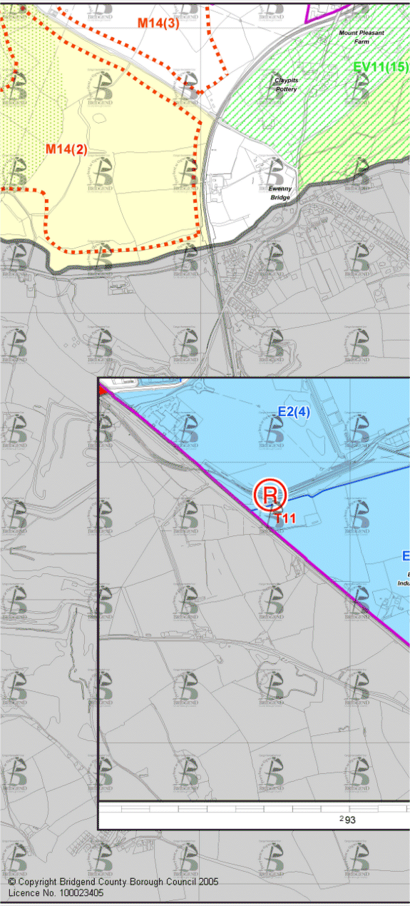 Map Cynigion 31 Canolog